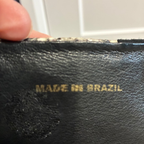 Pour La Victoire knee high snake print and suede boots - Picture 7 of 11